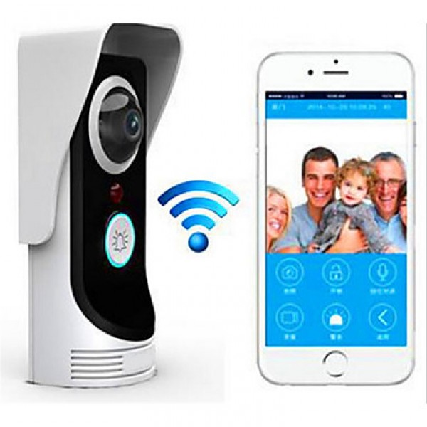 WiFi Wireless Video Intercom Doorbell Intercom Doorbell Mobile Mobile Phone Remote Lock Detection Alarm Monitoring