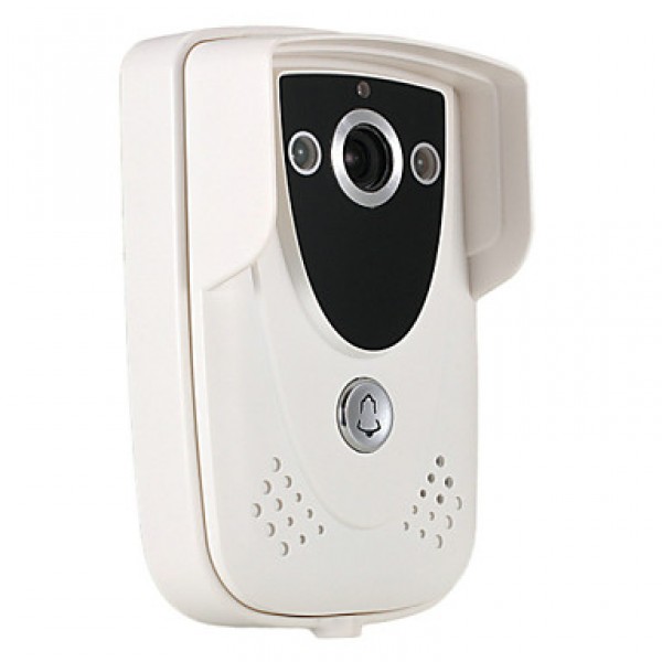 7 Inch Video Door Phone Doorbell Intercom Kit 1-camera 1-monitor Night Vision