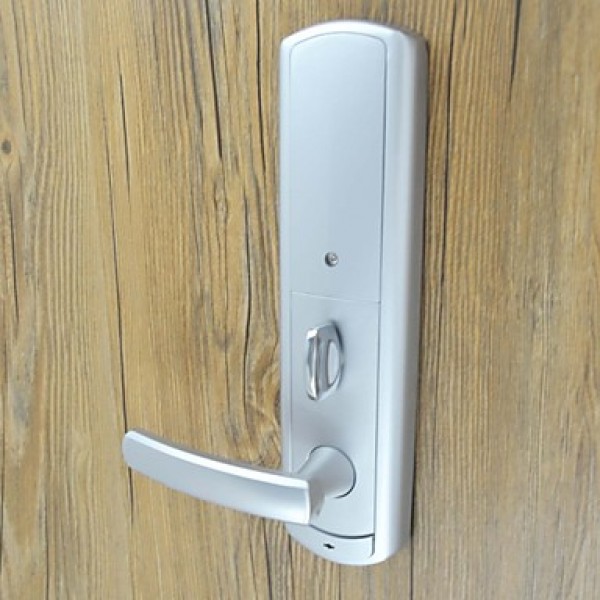 3 in 1 Smart Combination Door Lock Opens by Password Mechanical Key or Card for Exterior Door