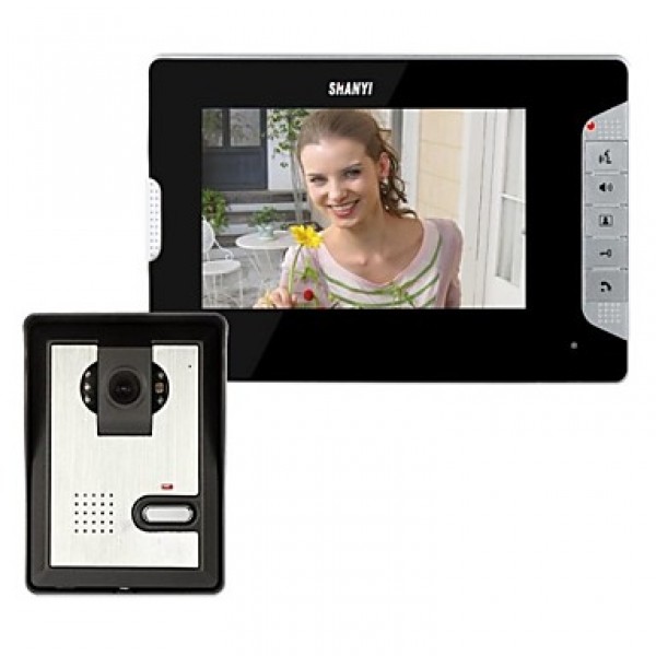 7 Inch Video Door Phone Doorbell Intercom Kit...