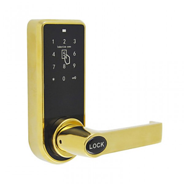 Smart Door Lock,Keyless Code Passward Door Lever Lock in Gold or Brush Nickle Finish