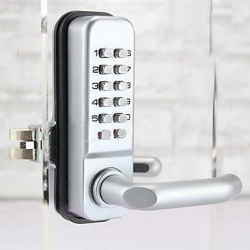 Second Version Mechanical Password Glass Door...