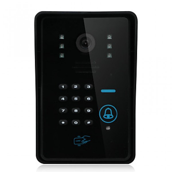 Touch Key 7 Lcd RFID Password Video Door Phone Intercom System Wth IR CameraAccess Control System