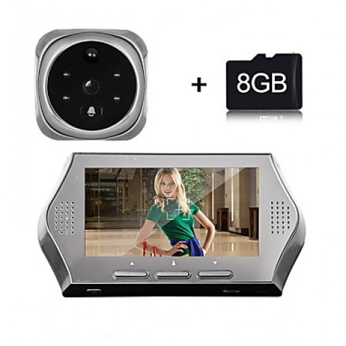 4.3Inch 1.0MP Door camera with 8GB TF Card 4 ...