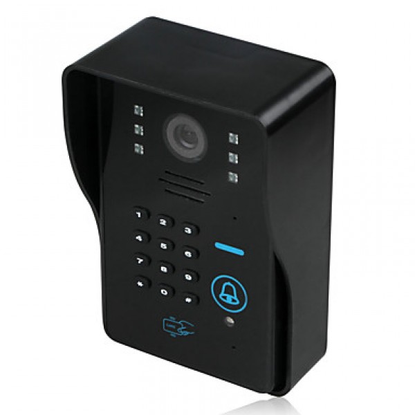 Touch Key 7 Lcd RFID Password Video Door Phone Intercom System Wth IR CameraAccess Control System