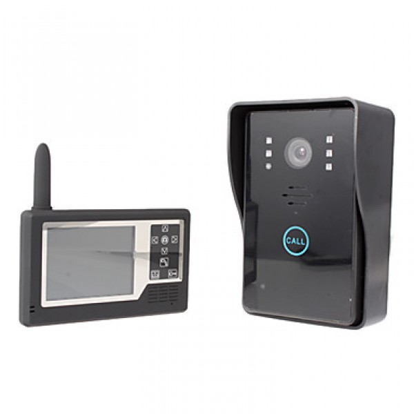 3.5" TFT Color Display Wireless Waterproof Video Intercom Doorbell Door Phone Intercom System