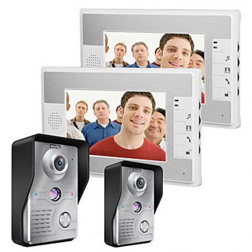 7 Inch Video Door Phone Doorbell Intercom Kit...