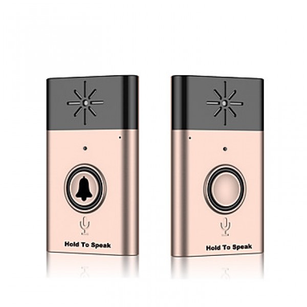 Wireless voice intercom door-bell ABS Non-visual doorbell Wireless Doorbell Systems