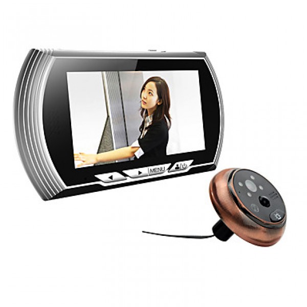 4.3 LCD Color Screen Doorbell Viewer Digital Door Peephole Viewer Camera Door Eye Video record 140 Degrees Night vision