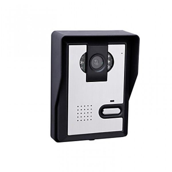 Wireless Night Vision Camera with 7 Inch Door Phone Monitor (1camera 4 monitors)