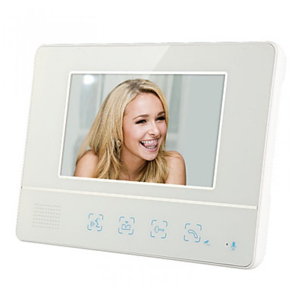  7 7 Inch TFT Touch Screen Color LCD Video Door Phone Wired Video Intercom 2 Monitor Doorbell Intercom system