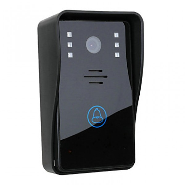 7 Video Door Phone Intercom System Doorbell Touch Button Remote Unlock Night Vision Security CCTV Camera