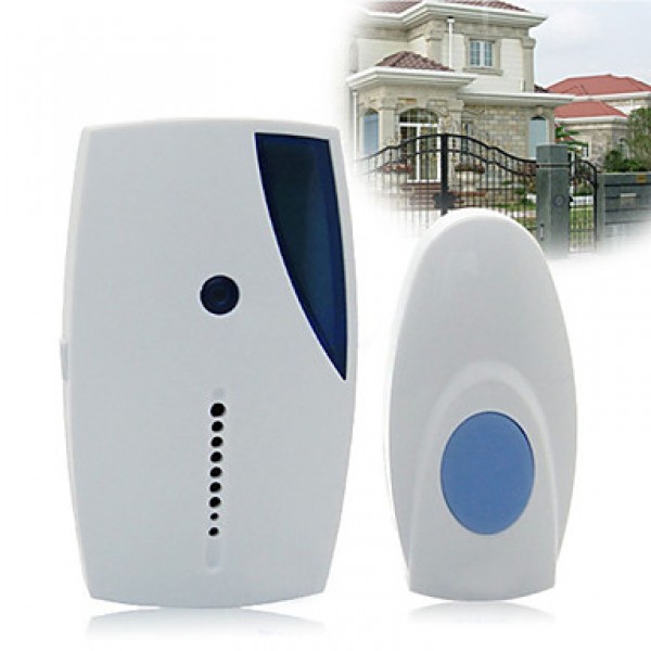 Wireless Doorbell Control Receiver Door Bell Remote Button 36 Music Chimes Songs