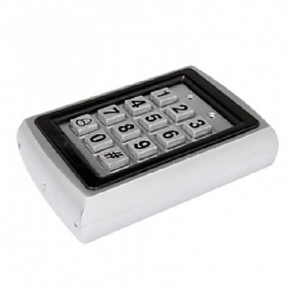 Metal Chrome Access Control Stand-Alone Single Door System Built-in Card Reader And Password Keypad