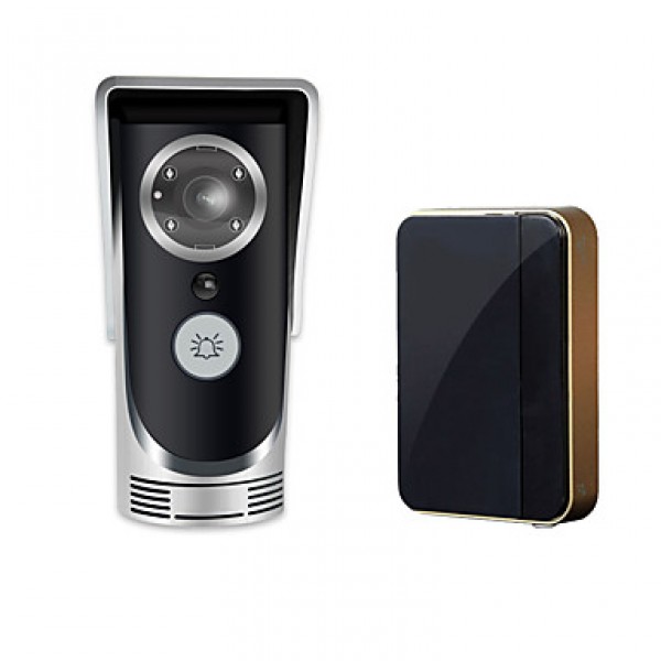 WiFi Smart Video Doorphone 0.3Mega Pixels Wireless Video Doorbell AP Intercom System Rainproof Android IOS APP Mobile