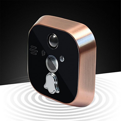 Wireless Visual Intercom Doorbell 7 Inch Colo...