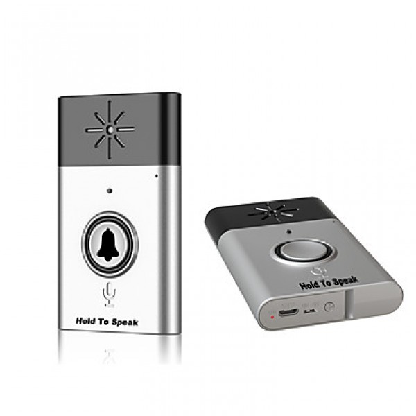 Wireless voice intercom door-bell ABS Non-visual doorbell Wireless Doorbell Systems