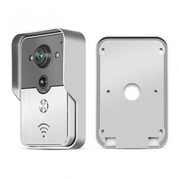 Smart WiFi Video Doorbell for Smartphones & Tablets, Wireless Video Doorphone, IP Wi-Fi Camera