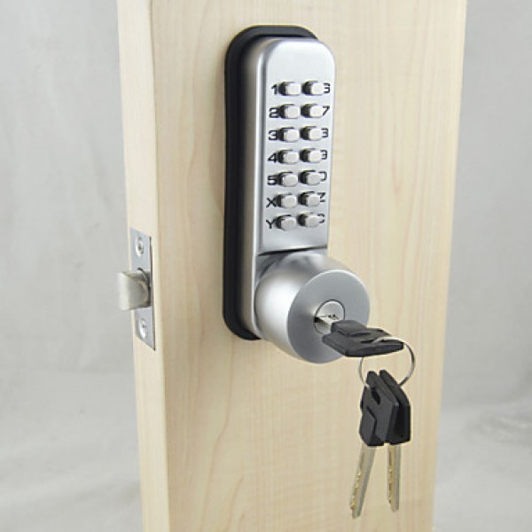 Mechanical Password Door Lock,Bedroom Code Locks with 3 Keys